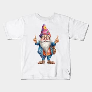 Hippie Gnome #12 Kids T-Shirt